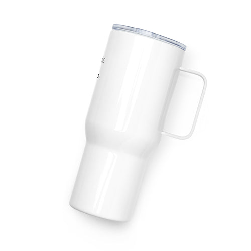 Manifestations Loading Travel mug with a handle